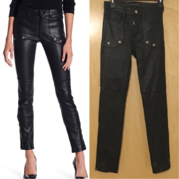 Zadig & Voltaire Pants - Zadig & Voltaire Evrell Deluxe Leather Pants
